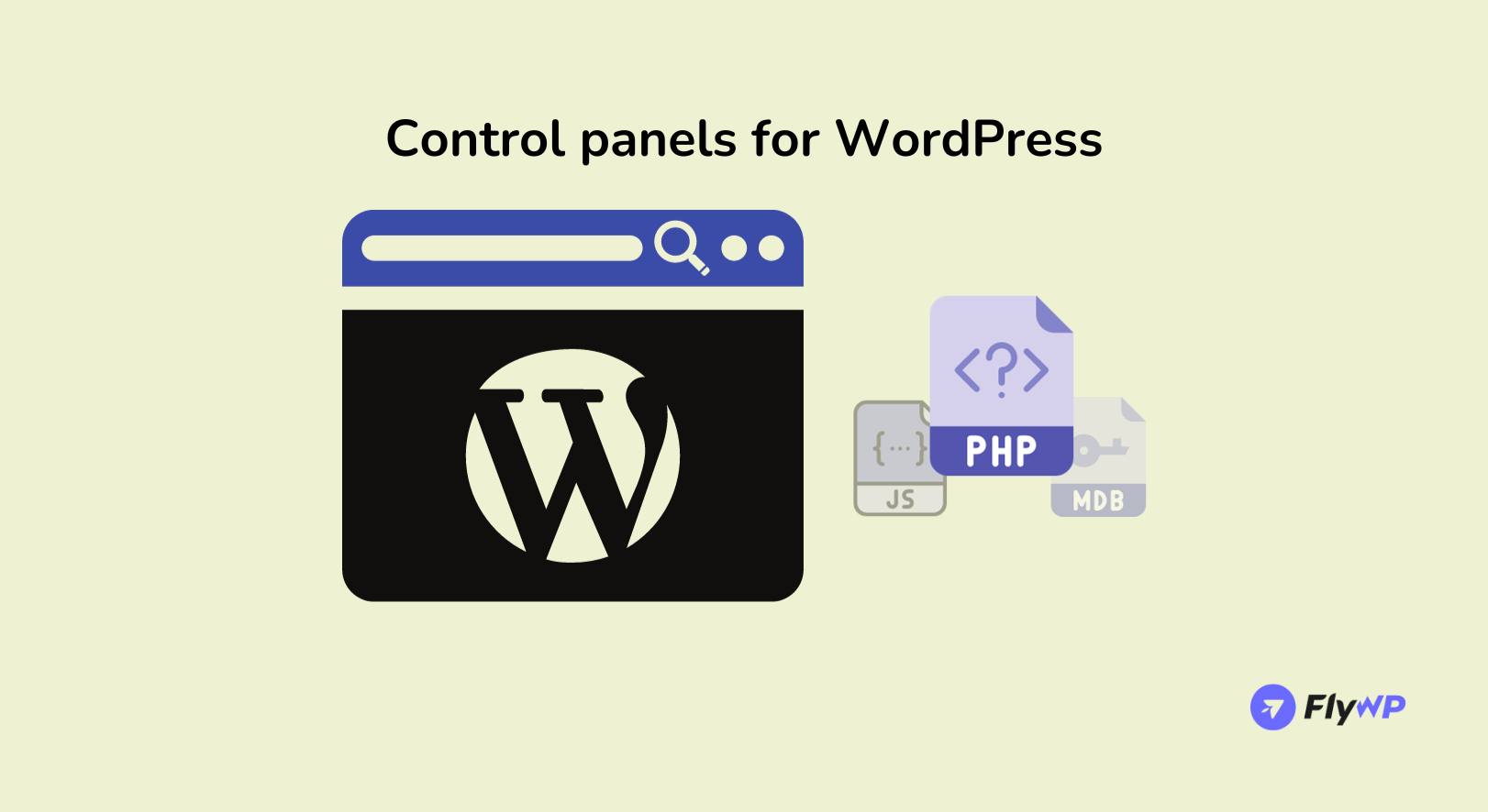 Control panels for WordPress