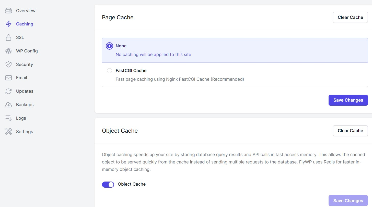Page caching