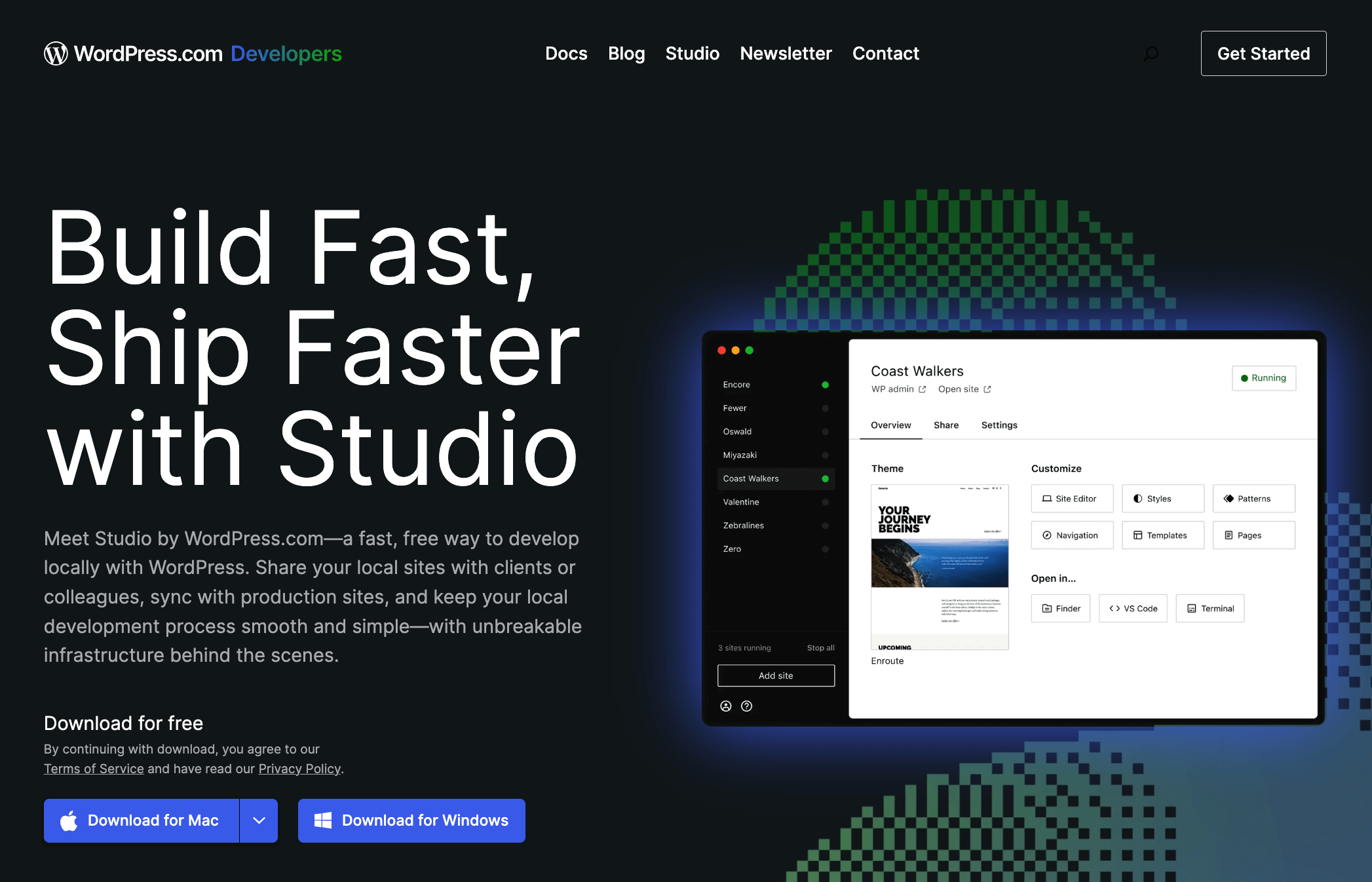 Studio by wordpress