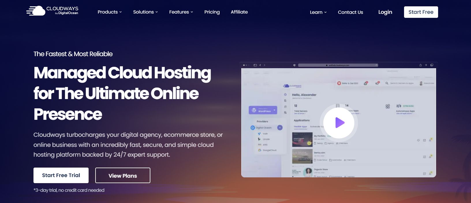 Cloudways, Cloud Hosting Solution