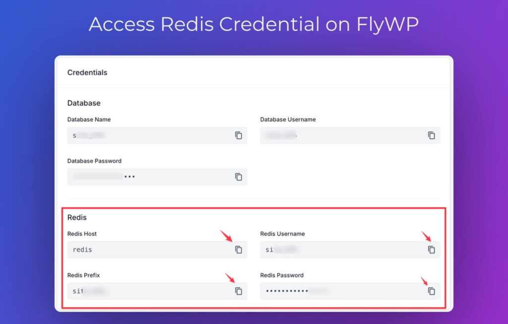 Redis credential exposed