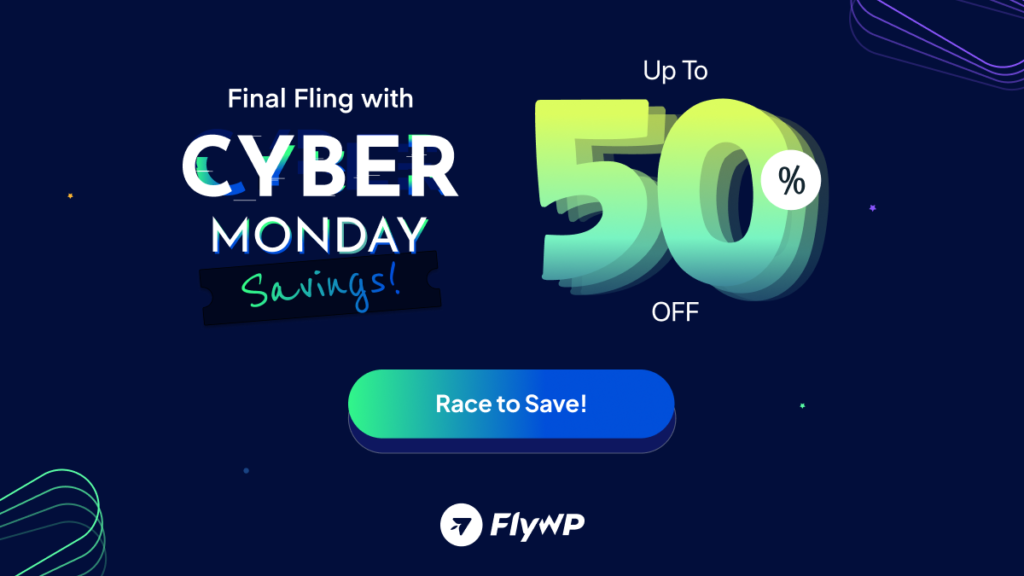 FlyWP Cyber Monday Deal