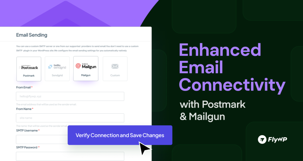 Enhanced Email Connectivity With Postmark & Mailgun