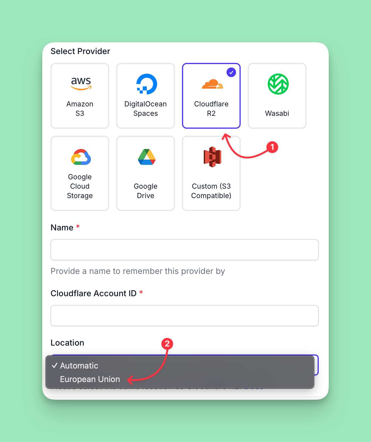 Cloudflare R2 EU Region Support