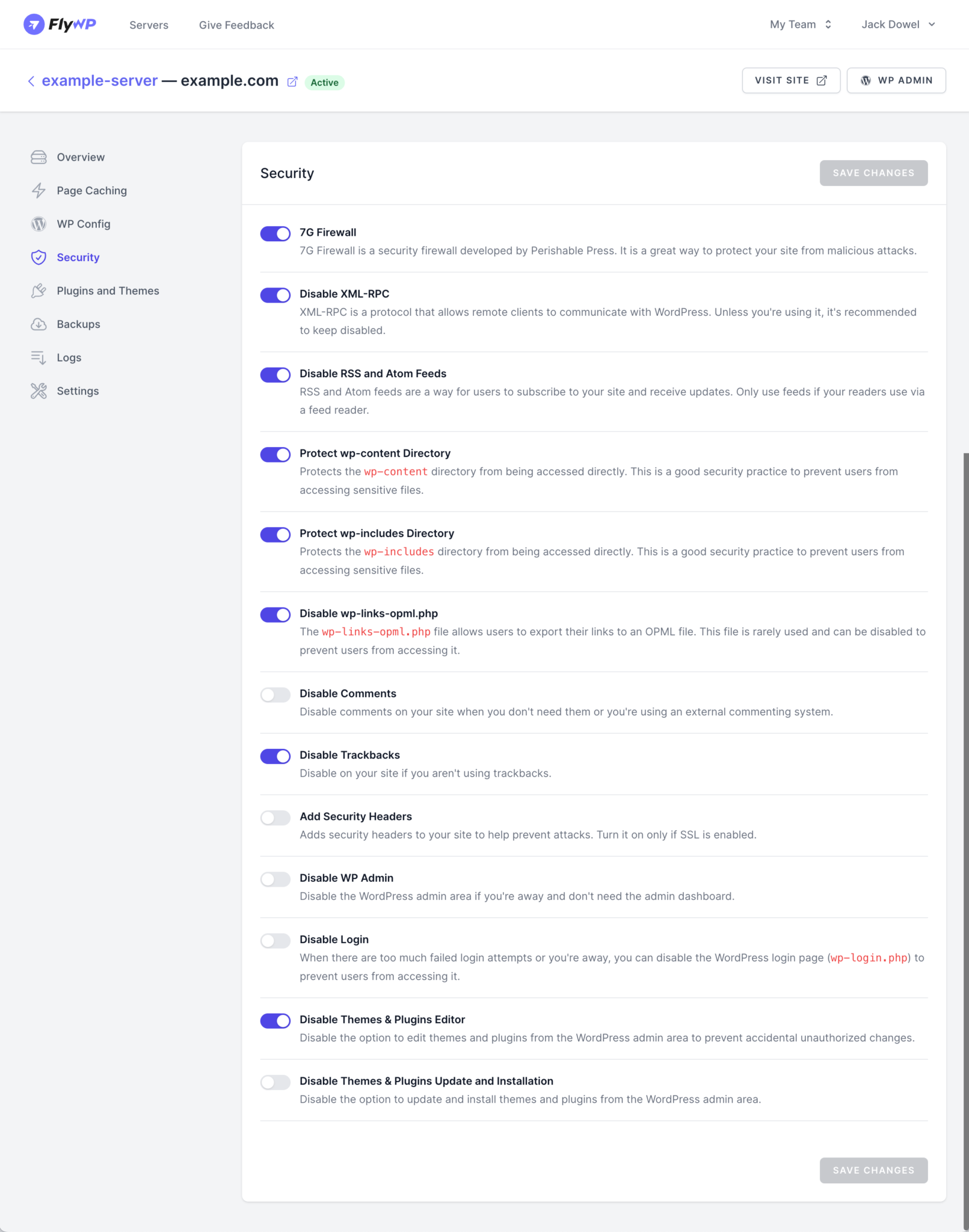 How FlyWP Secures Your WordPress Site from Day One