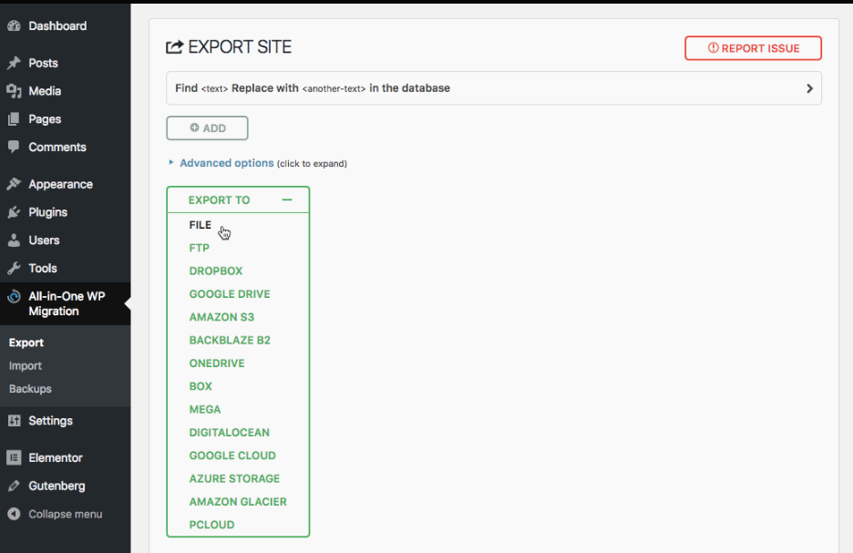 Plug-in-Based Website Migration