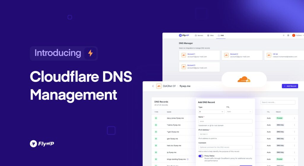 Introducing cloudflare dns management