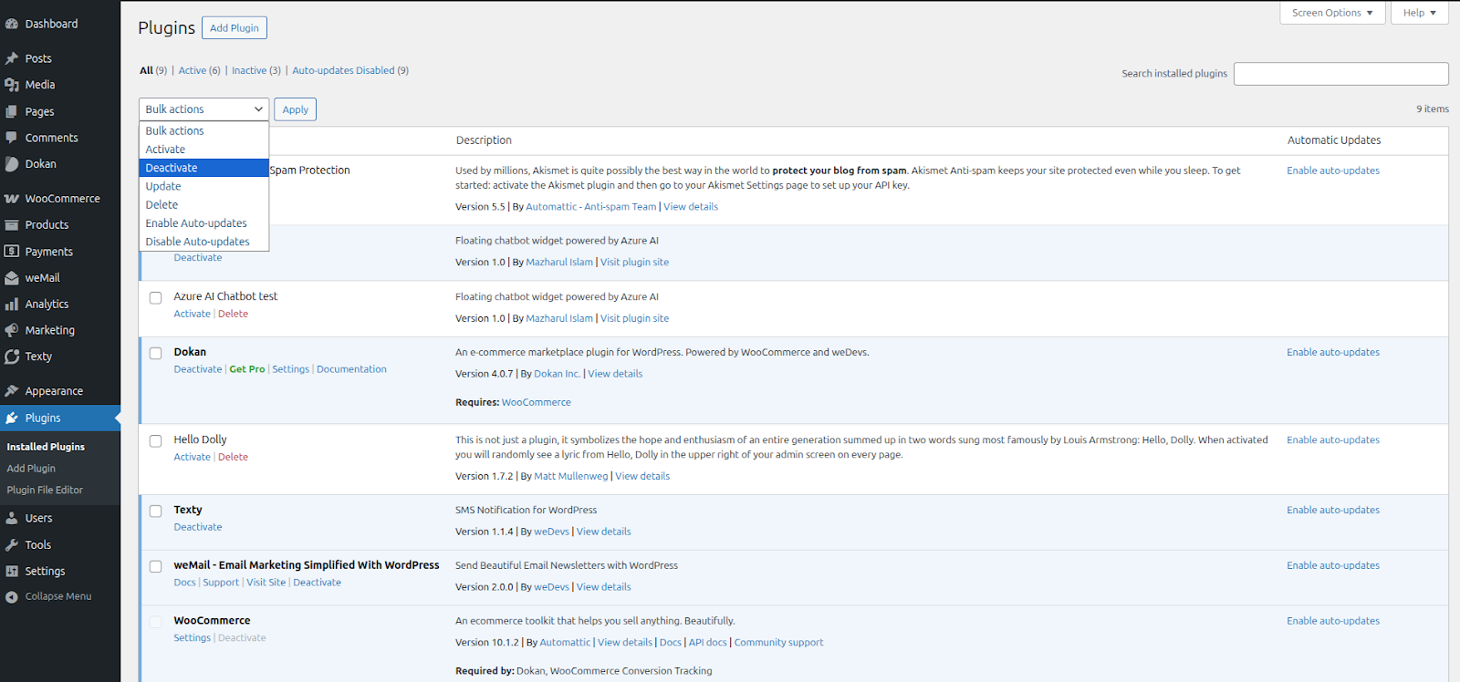 Wordpress 500 error