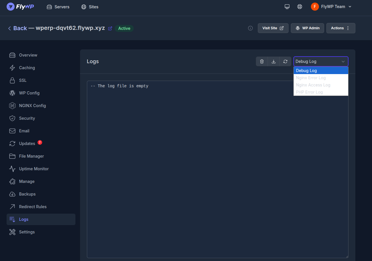 Check Your Error Logs
