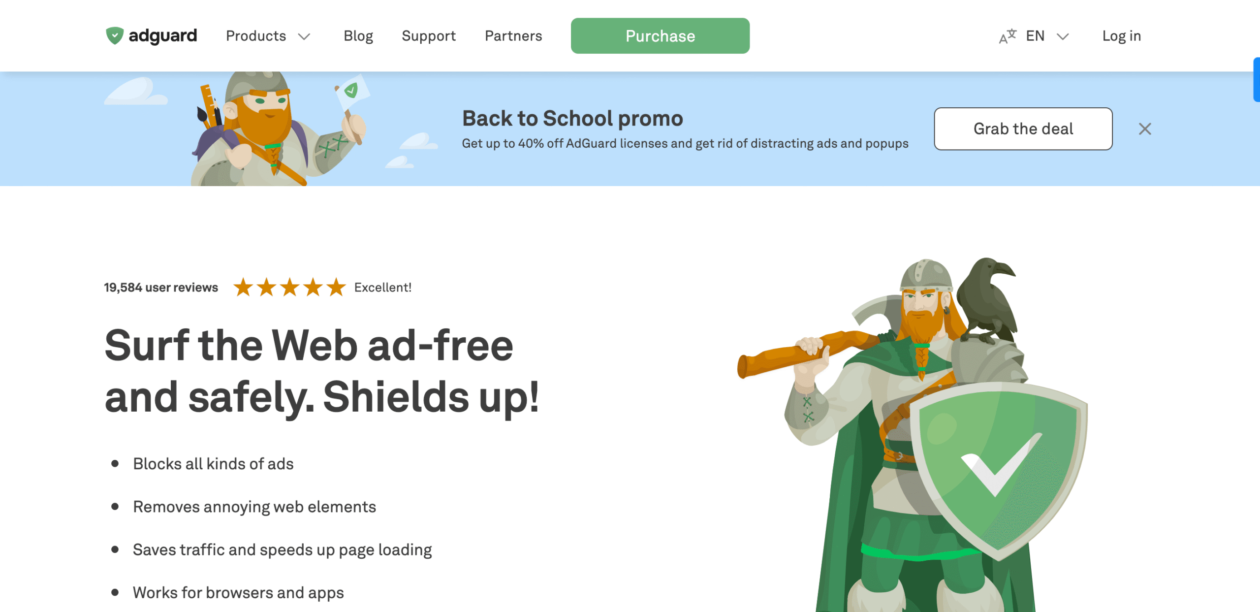 Adguard home page security extensions for chrome