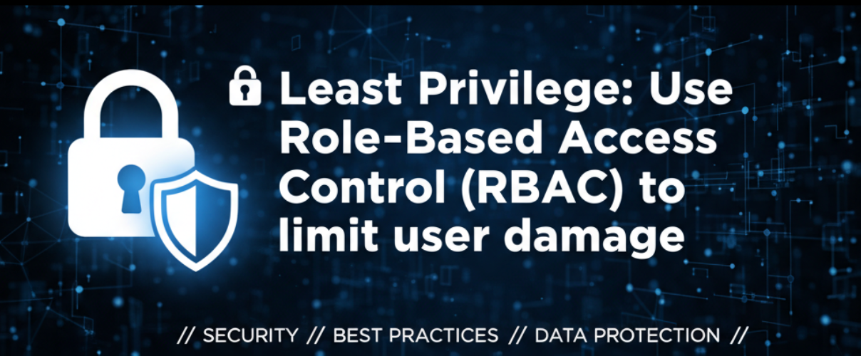 Practice the Principle of Least Privilege (PoLP)