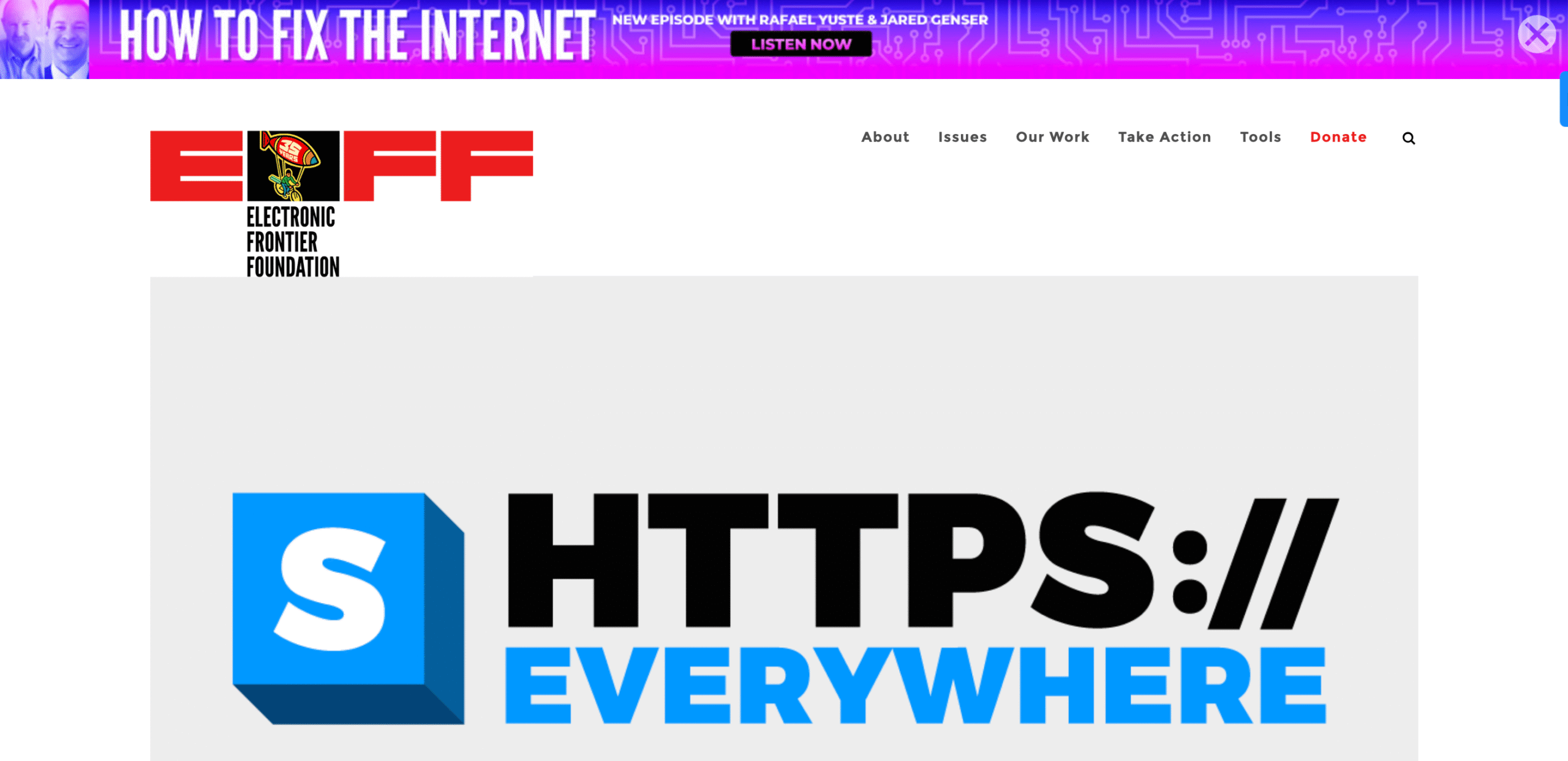 home page HTTPS