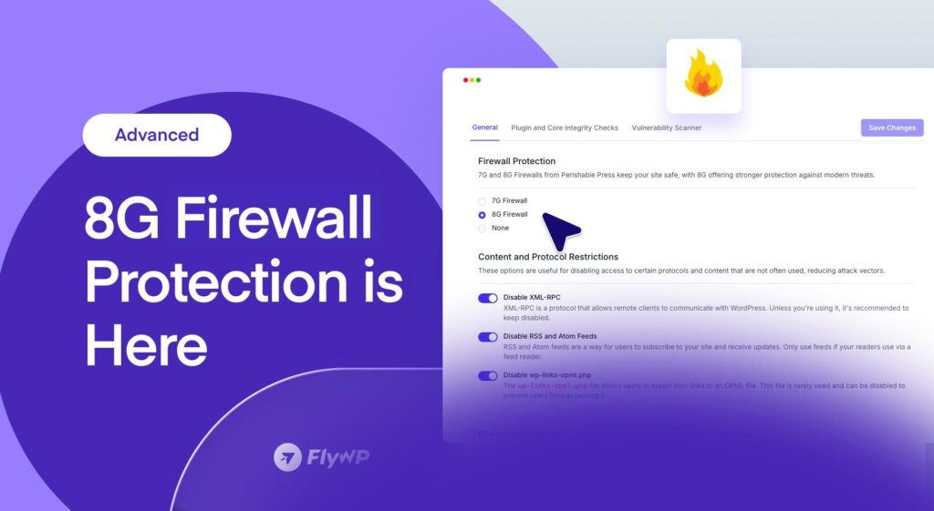 Advanced 8g firewall protection is here
