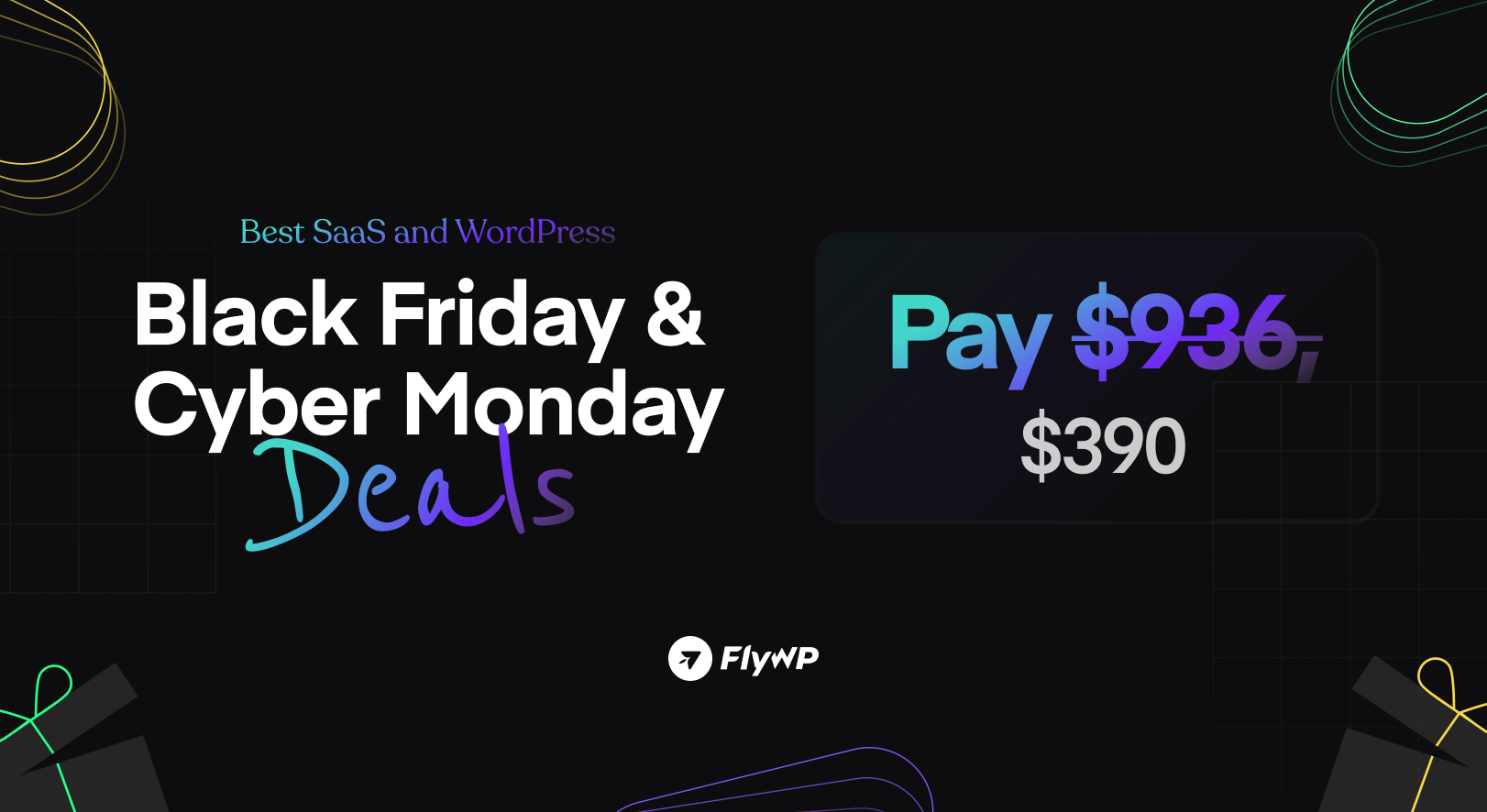 Best saas and wordpress black friday & cyber monday deals