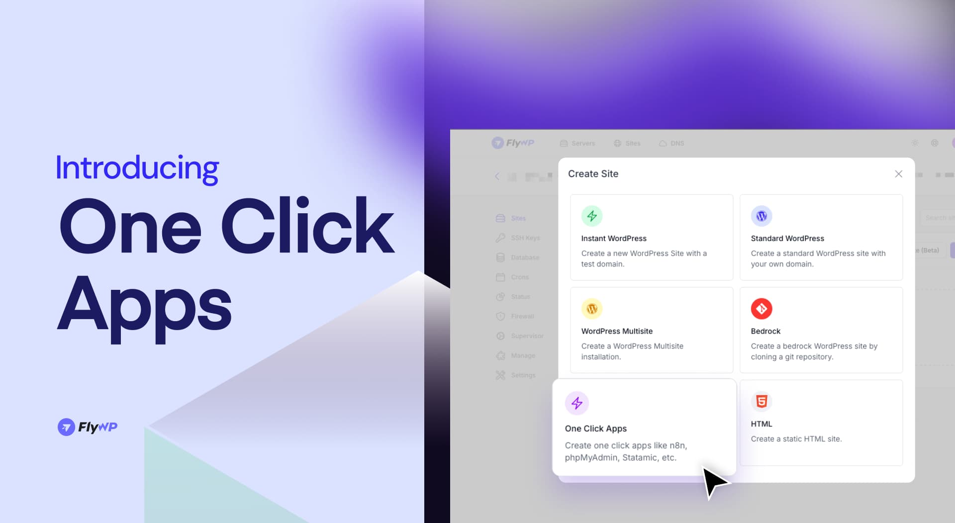 Introducing one click apps