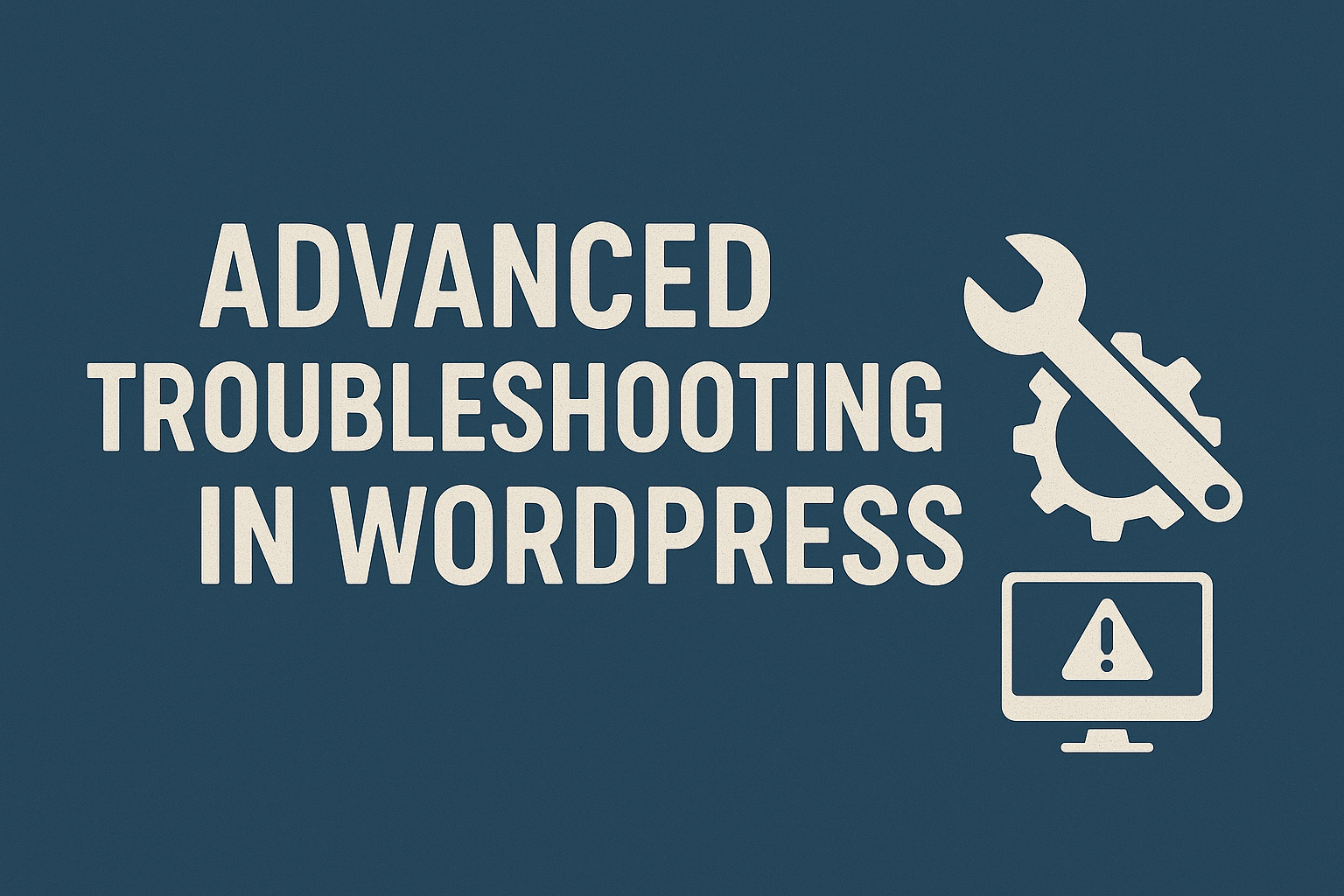 Advanced Troubleshooting (When the Basics Fail)