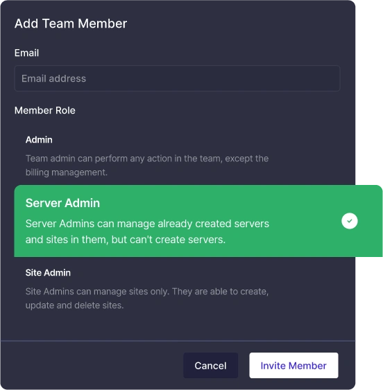 Key players server management