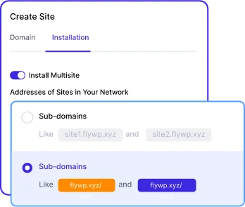 Wordpress multisite supports