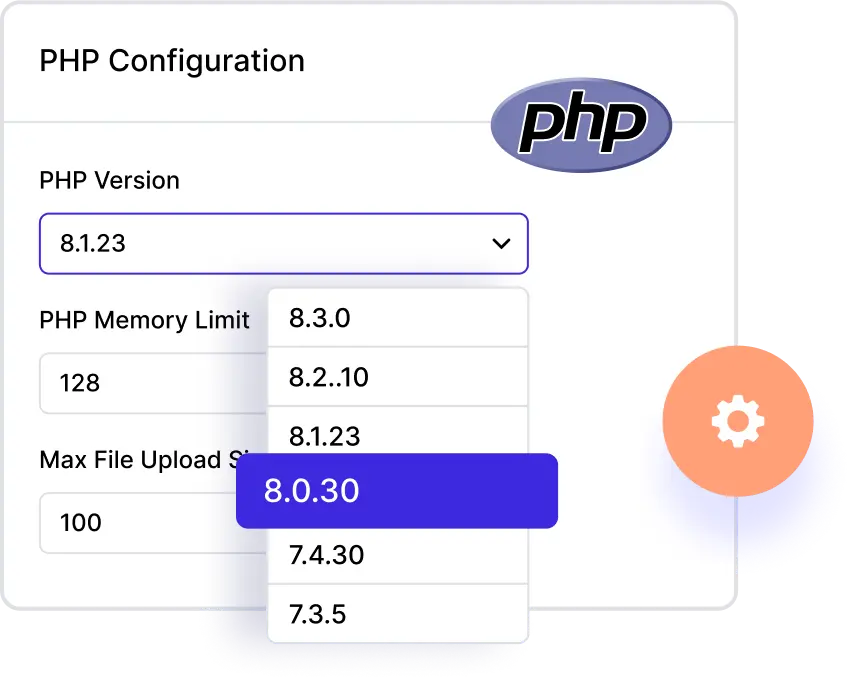 Php switching version