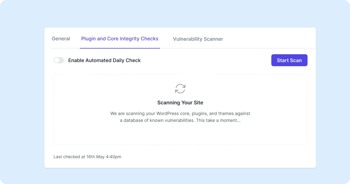 Vernerability scanning