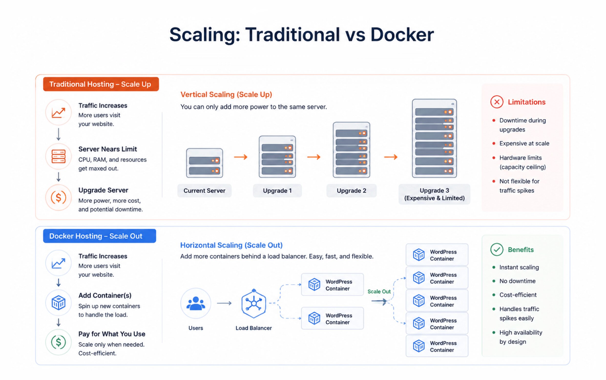 Docker vs Traditional WordPress Hosting
