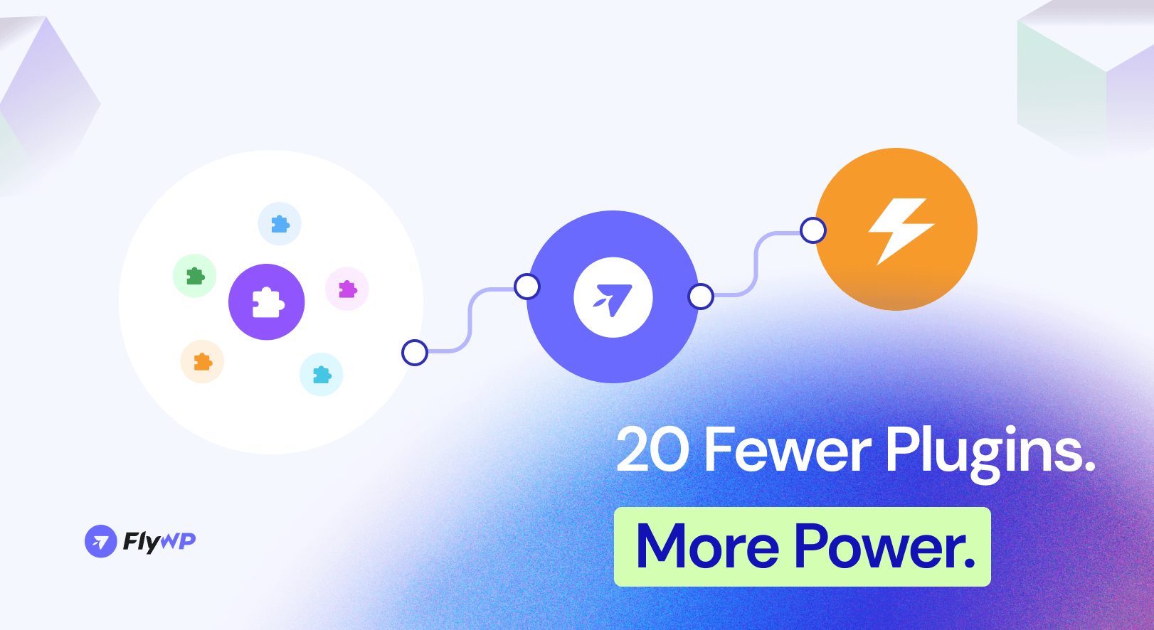 Featured graphic for the post on replacing 20 WordPress plugins with server-level features